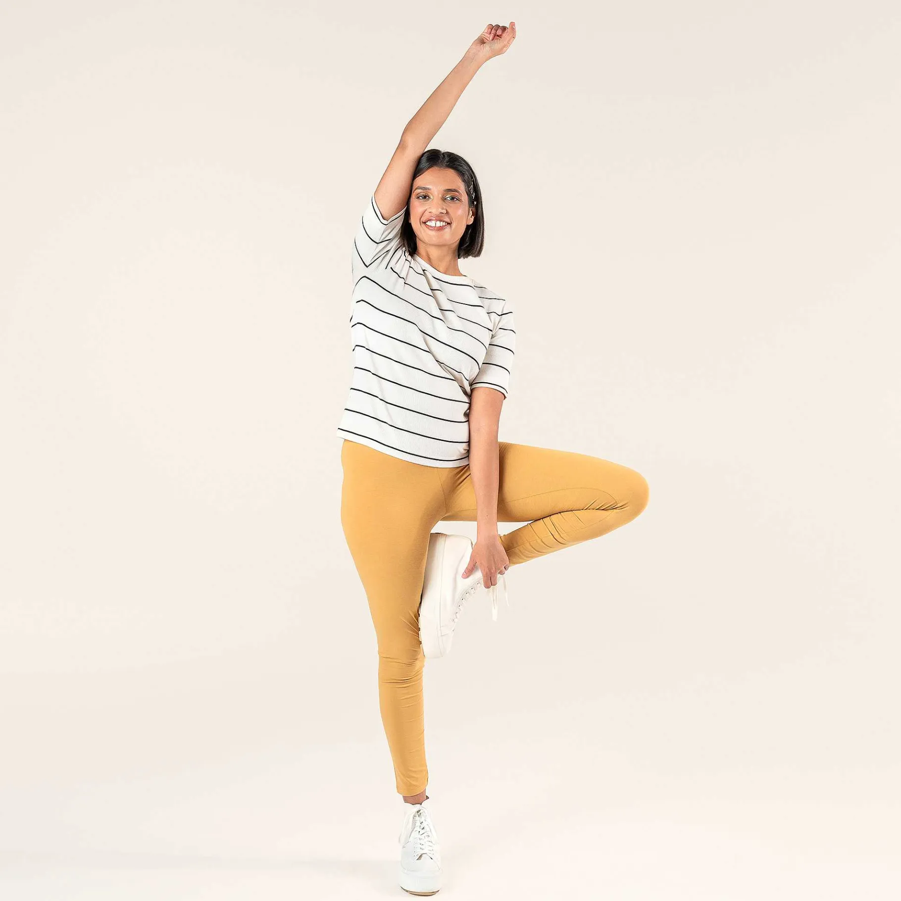 LIVING CRAFTS Annedore | Leggings Oker Store