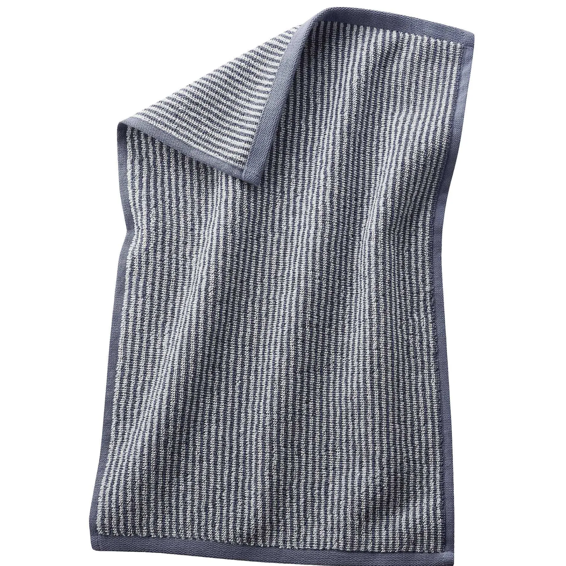 LIVING CRAFTS Barcelona | Gastenhanddoek Oneindig Blauw/Natuurlijk Best Sale