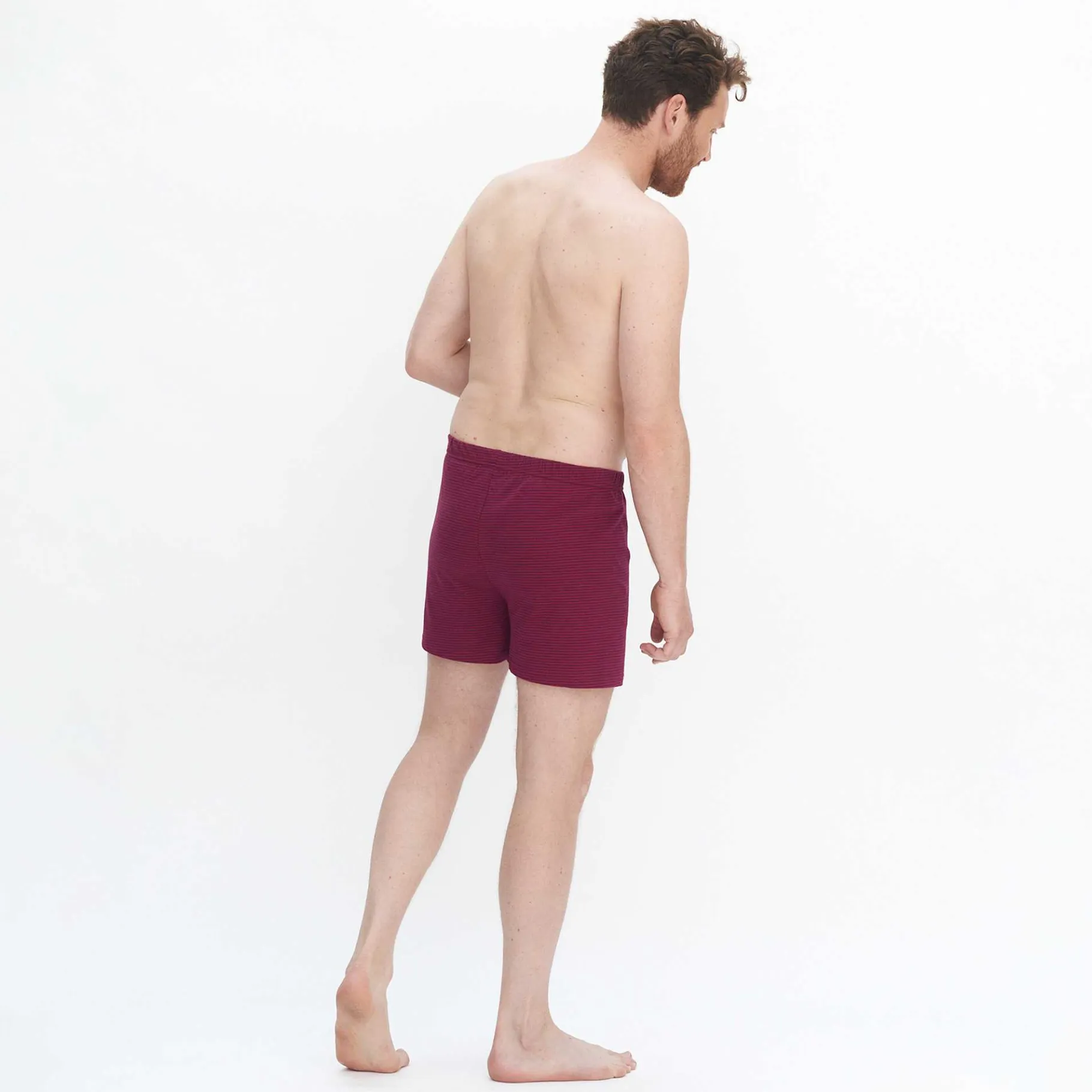 LIVING CRAFTS Ben | Boxershorts, Set Van 2 Donker Marineblauw/Robijn Hot