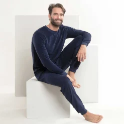 LIVING CRAFTS Bjorn | Terry Pyjama Marine Online