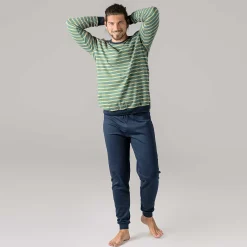 LIVING CRAFTS Bob | Pyjama Marine/Mirte Store