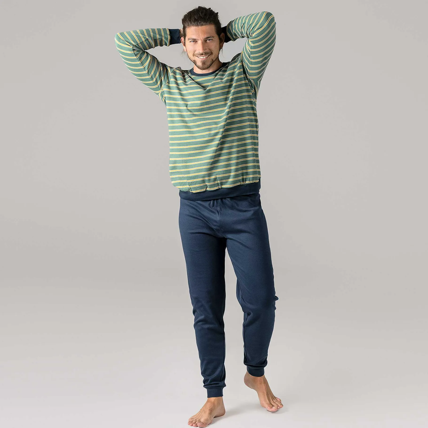 LIVING CRAFTS Bob | Pyjama Marine/Mirte Store