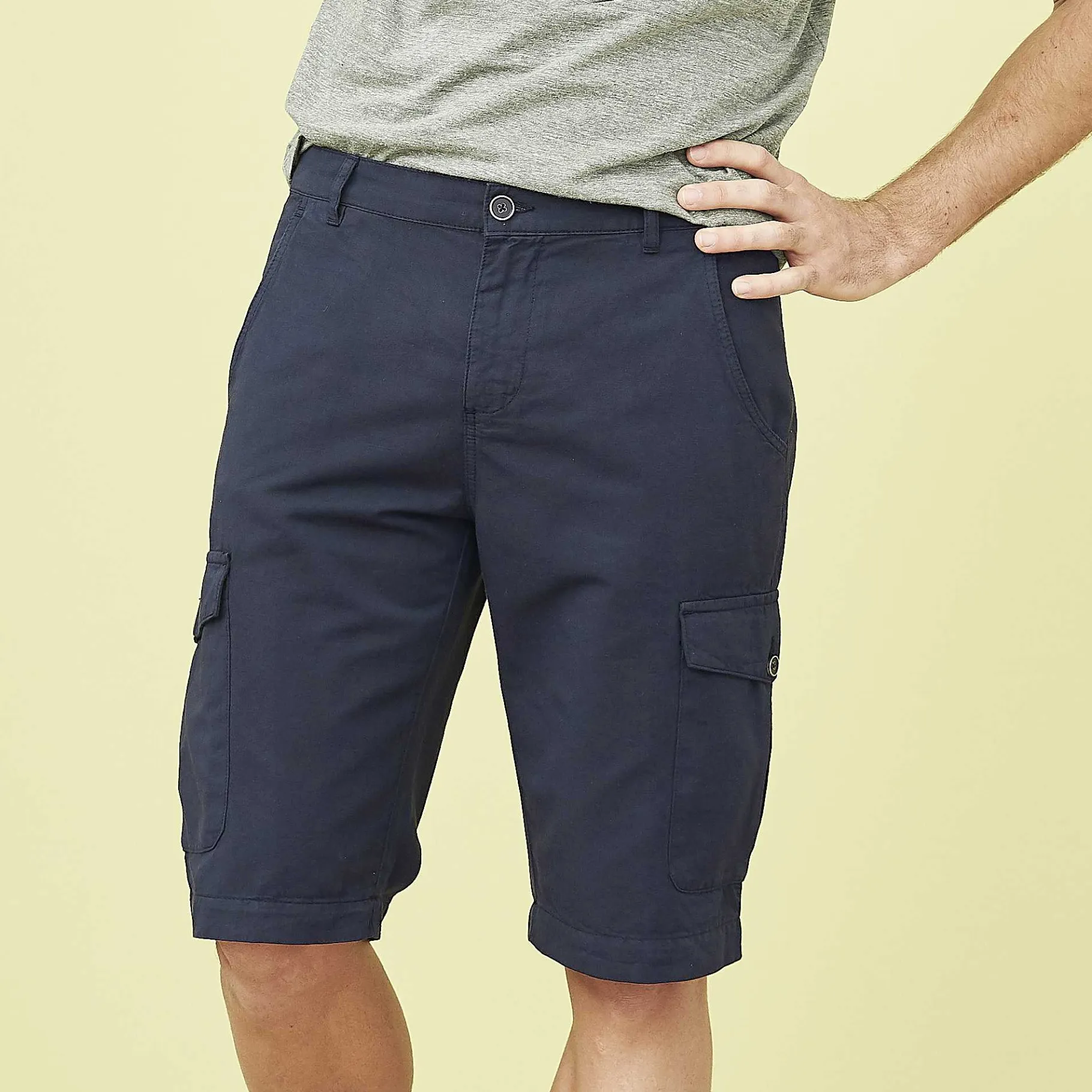 LIVING CRAFTS Carlo | Korte Broek Inktblauw Cheap