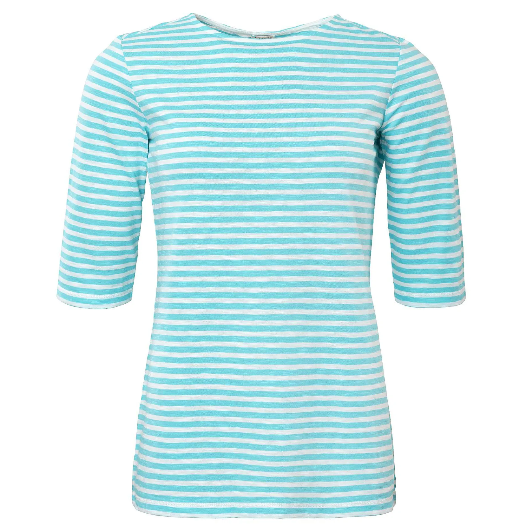 LIVING CRAFTS Chloe | Shirt Lagune/Wit Discount