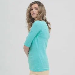 LIVING CRAFTS Chloe | Shirt Lagune Flash Sale