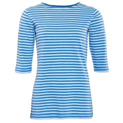 LIVING CRAFTS Chlopea | Shirt Azuurblauw/Wit Cheap