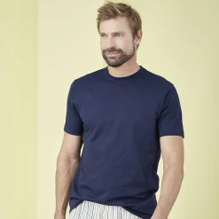 LIVING CRAFTS Clark | T-Shirt Donker Marine Cheap