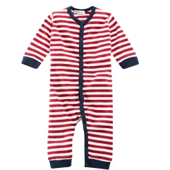 LIVING CRAFTS Emoe | Pyjama Zonder Voeten Papaver/Wit Cheap