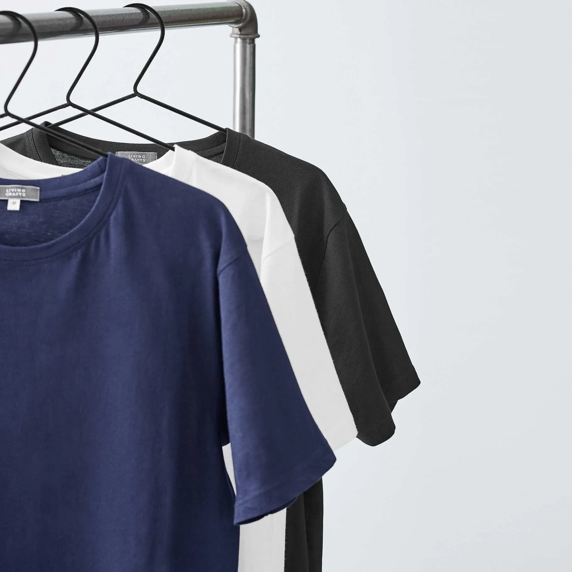 LIVING CRAFTS Fabian | T-Shirt, Set Van 2 Wit Online