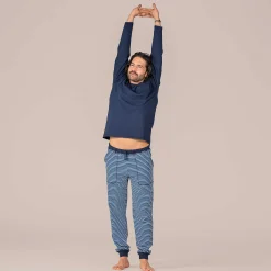 LIVING CRAFTS Felix | Slaapshirt Marine Hot