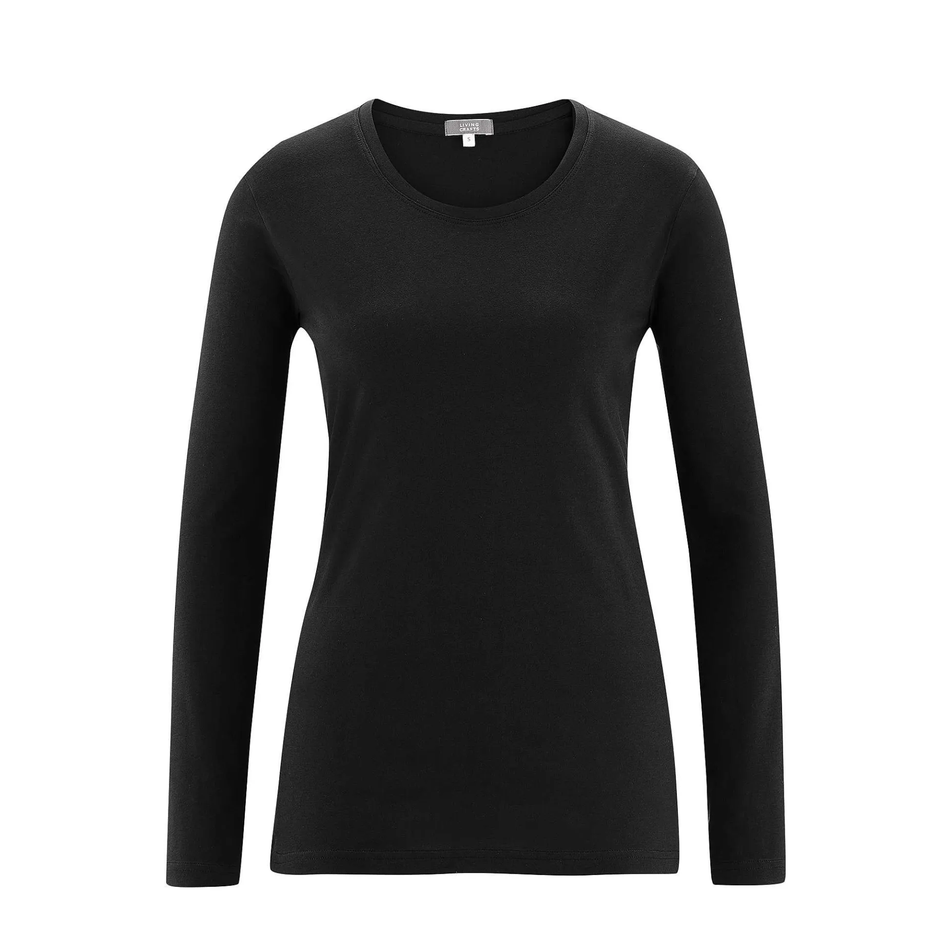 LIVING CRAFTS Fiona | Tshirt Met Lange Mouwen Zwart Clearance