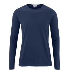 LIVING CRAFTS Frank | Tshirt Met Lange Mouwen Marine Sale