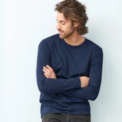 LIVING CRAFTS Frank | Tshirt Met Lange Mouwen Marine Sale