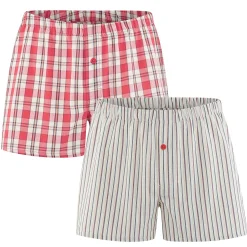LIVING CRAFTS Gregor | Boxershorts, Set Van 2 Cayenne/Natuurlijk Best Sale