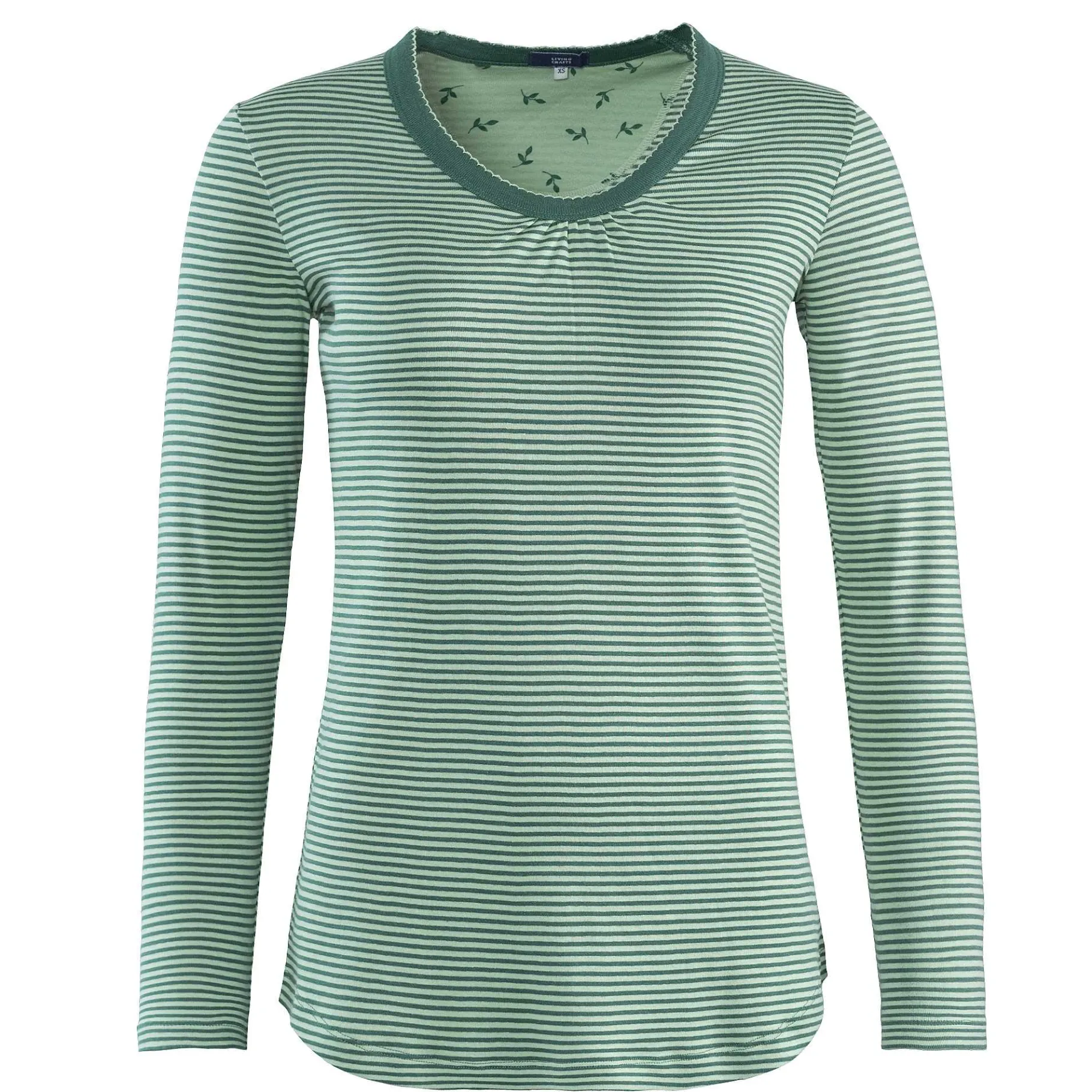 LIVING CRAFTS Haily | Slaapshirt Zilver Dennenhout / Mistig Groen Flash Sale