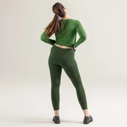 LIVING CRAFTS Hallo | Leggings Donker Olijfgroen Best Sale