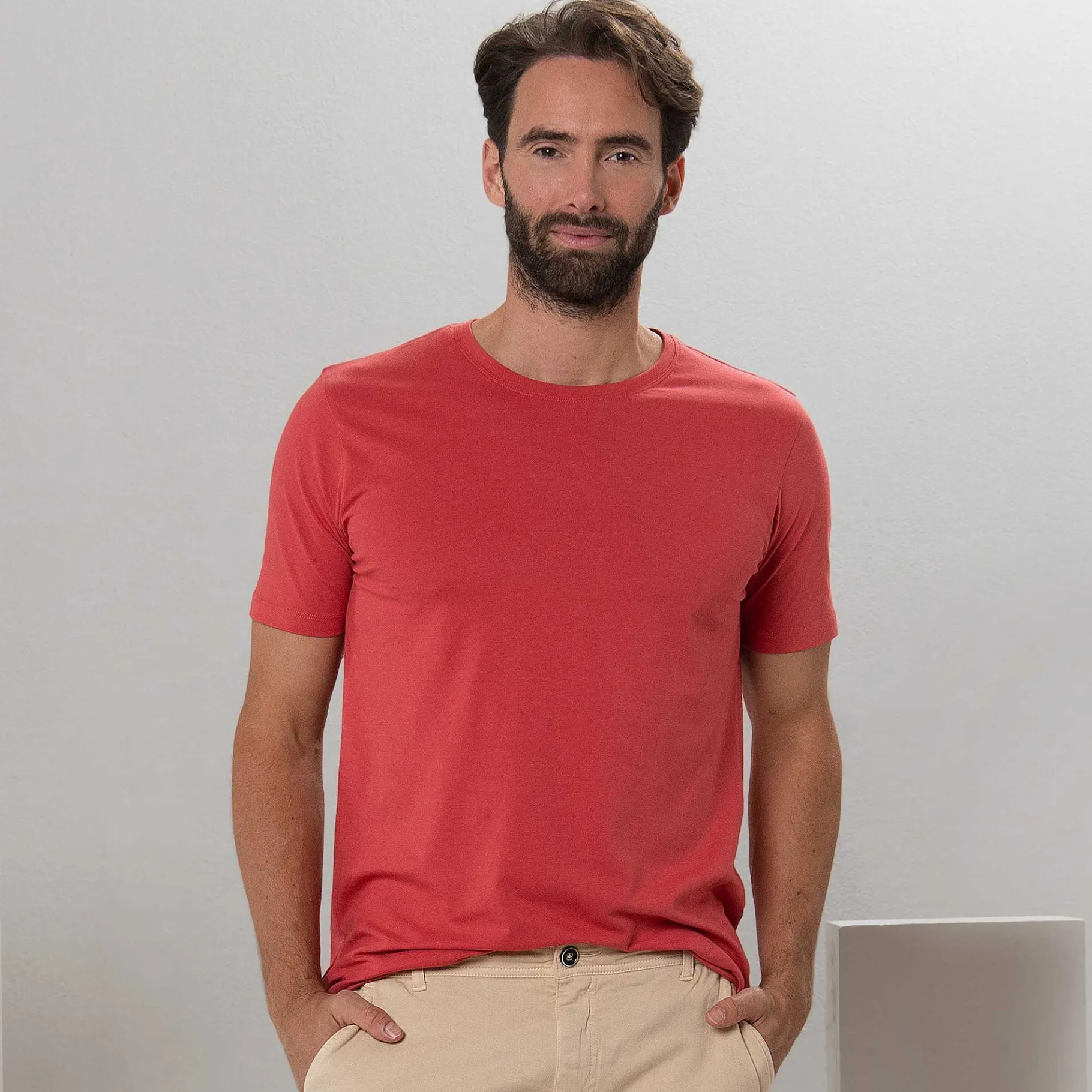 LIVING CRAFTS Ilko | T-Shirt Mineraal Rood Cheap
