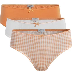 LIVING CRAFTS Imala | Slips, Set Van 3 Vichy-Abrikoos Best