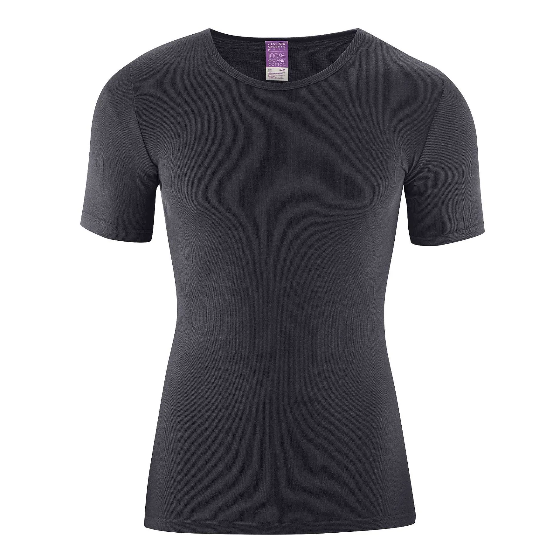 LIVING CRAFTS Jakob | Shirt Met Korte Mouwen Marine Grafiet Store