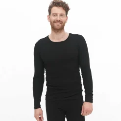 LIVING CRAFTS Johan | Tshirt Met Lange Mouwen Zwart Outlet