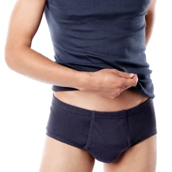 LIVING CRAFTS Julius | Open Vliegslip Marine Grafiet Flash Sale