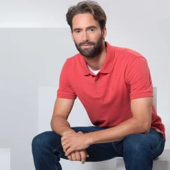 LIVING CRAFTS Kenley | Poloshirt Mineraal Rood Cheap