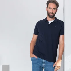 LIVING CRAFTS Kenley | Poloshirt Inktblauw New