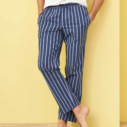 LIVING CRAFTS Klemens | Slaapbroek Marine/Azur Fashion