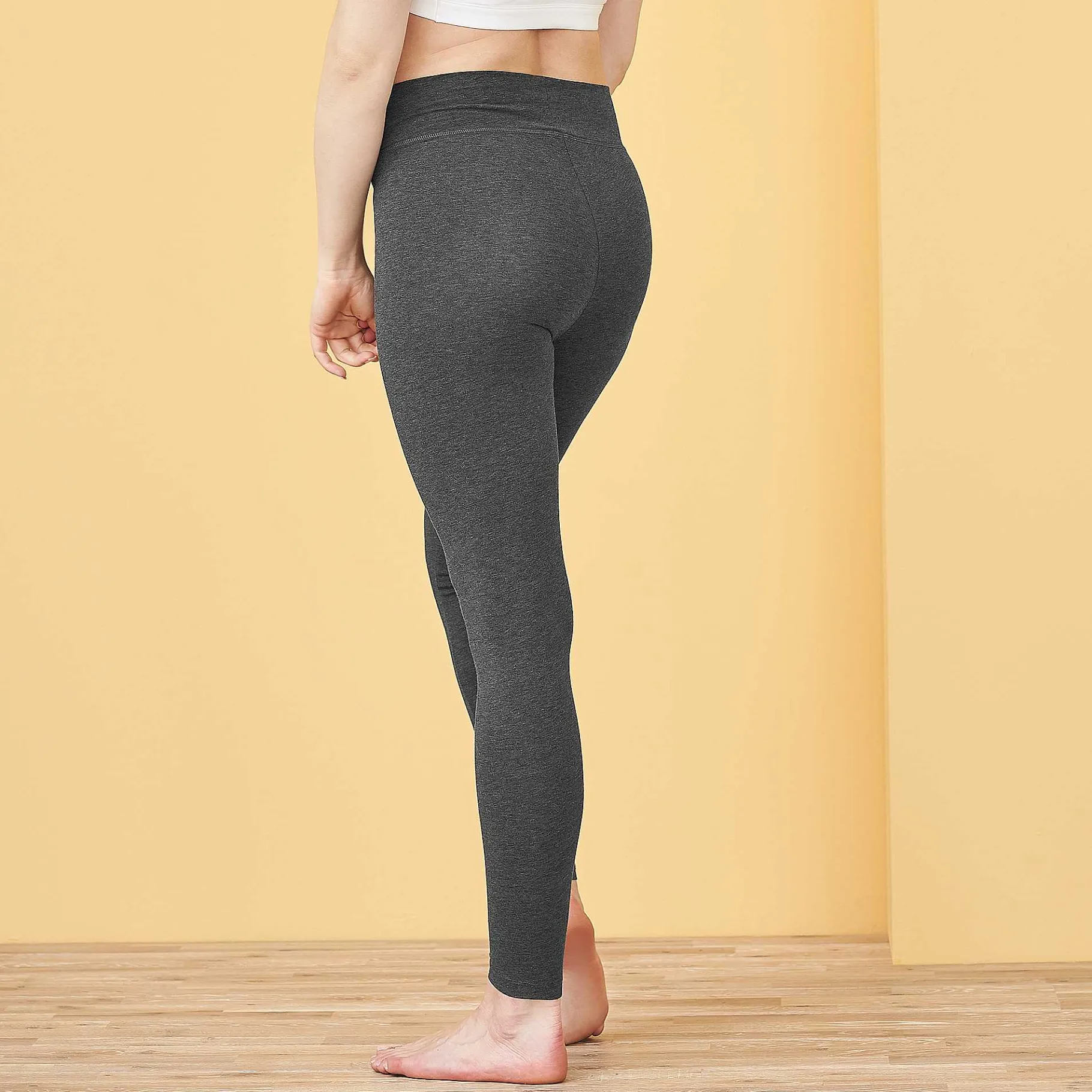 LIVING CRAFTS Lisa | Leggings Grafiet Melange Discount