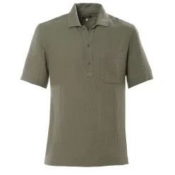 LIVING CRAFTS Miquel | Poloshirt Licht Kaki Best