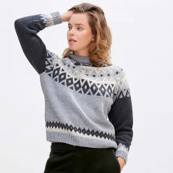 LIVING CRAFTS Naomi | Trui Noords Patroon Cheap