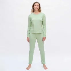 LIVING CRAFTS Nicci | Slaapshirt Mistig Groen Cheap