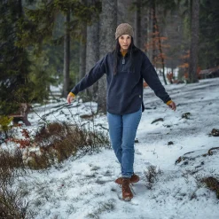 LIVING CRAFTS Nikita | Fleece-Troyer Inktblauw Shop