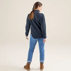 LIVING CRAFTS Nikita | Fleece-Troyer Inktblauw Shop
