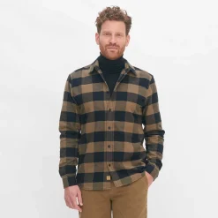 LIVING CRAFTS Nikolaj | Shirt Herfstbladeren/Zwart Sale