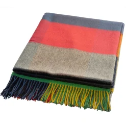 LIVING CRAFTS Noorderlicht | Deken Veelkleurig Discount