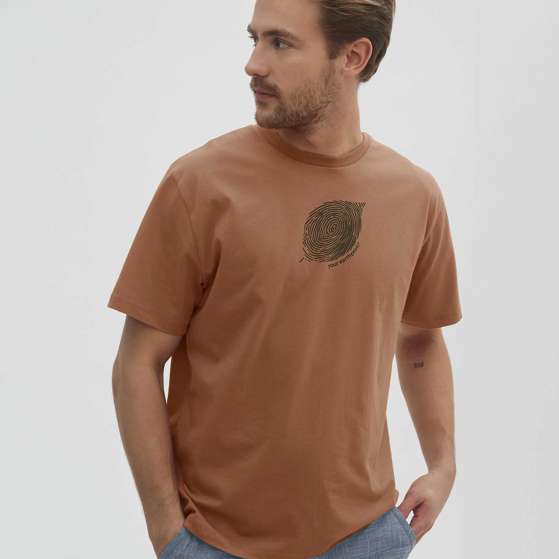 LIVING CRAFTS Nurit | T-Shirt Rauwe Sienna Cheap