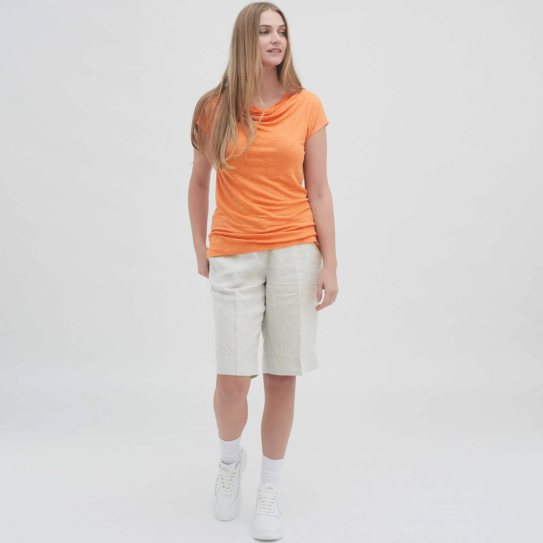 LIVING CRAFTS Odette | Bermuda Natuurlijk Linnen Discount