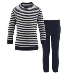 LIVING CRAFTS Olifant | Pyjama Marine/Wit Best