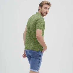 LIVING CRAFTS Onofrio | Poloshirt Bladeren/Olijf Store