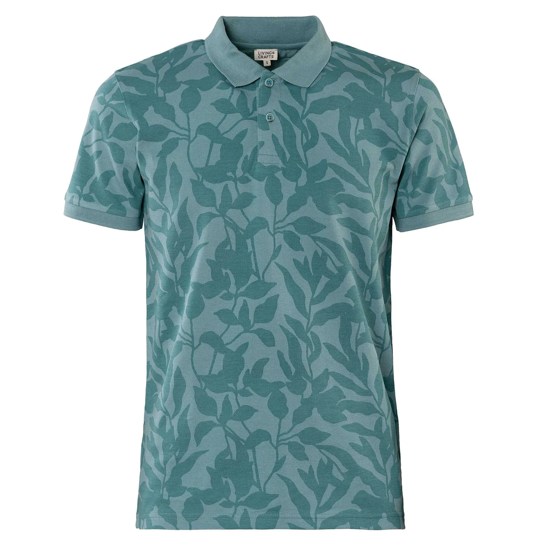 LIVING CRAFTS Onofrio | Poloshirt Bladeren/Rifwateren Cheap