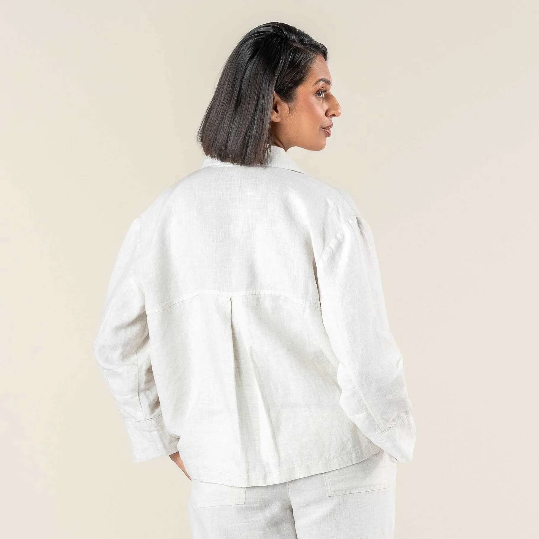 LIVING CRAFTS Onyx | Vest Natuurlijk Linnen Cheap