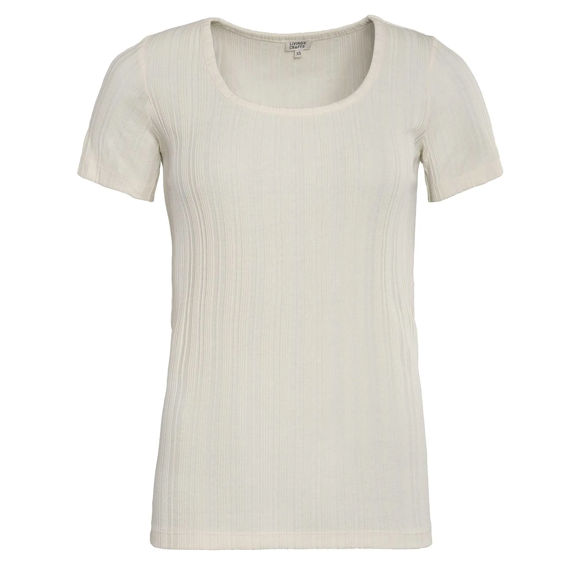 LIVING CRAFTS Opala | T-Shirt Gebroken Wit Best Sale