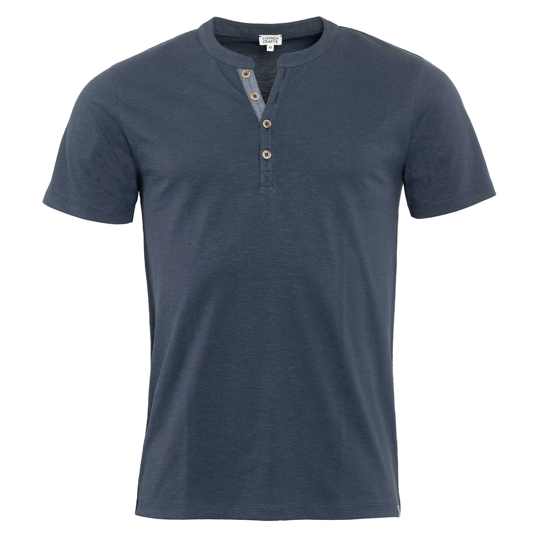 LIVING CRAFTS Othello | Henley-T-Shirt Middernacht Cheap