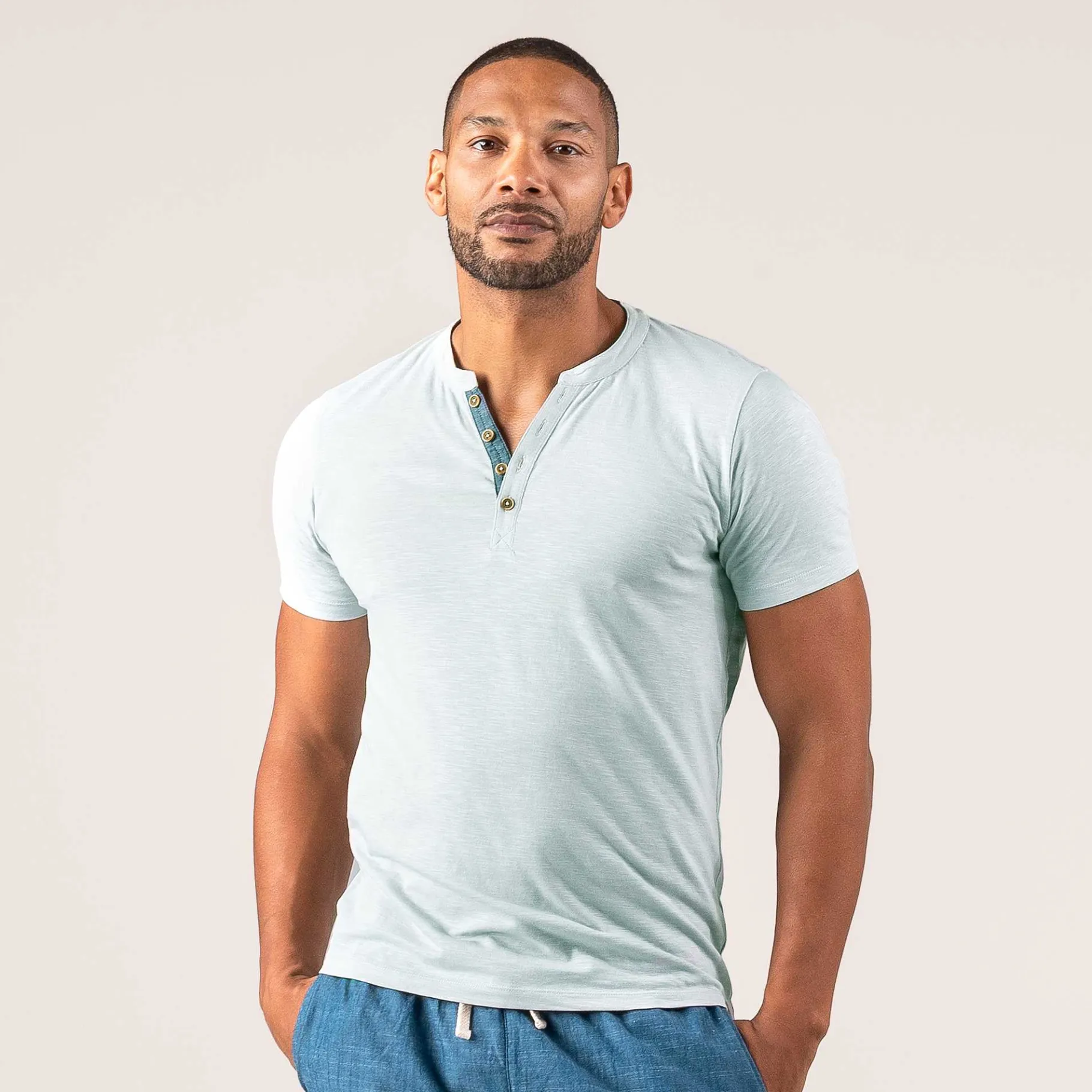 LIVING CRAFTS Othello | Henley-T-Shirt Schelp Discount