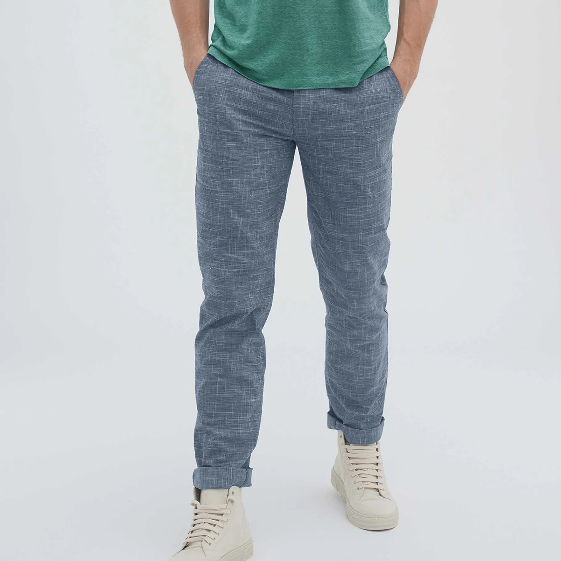 LIVING CRAFTS Otis | Broek Blauwe Schaduw Cheap