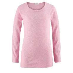LIVING CRAFTS Paard | Tshirt Met Lange Mouwen Roos Melange Best Sale