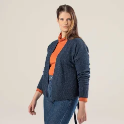 LIVING CRAFTS Pacita | Kimono-Jasje Inktblauw Sale