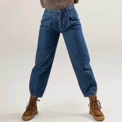 LIVING CRAFTS Paulette | Broek Donkerblauw Denim Cheap