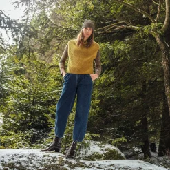 LIVING CRAFTS Paulette | Broek Donkerblauw Denim Cheap